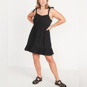 Old navy Fit & Flare Tie-Shoulder Mini Cami Dress XL